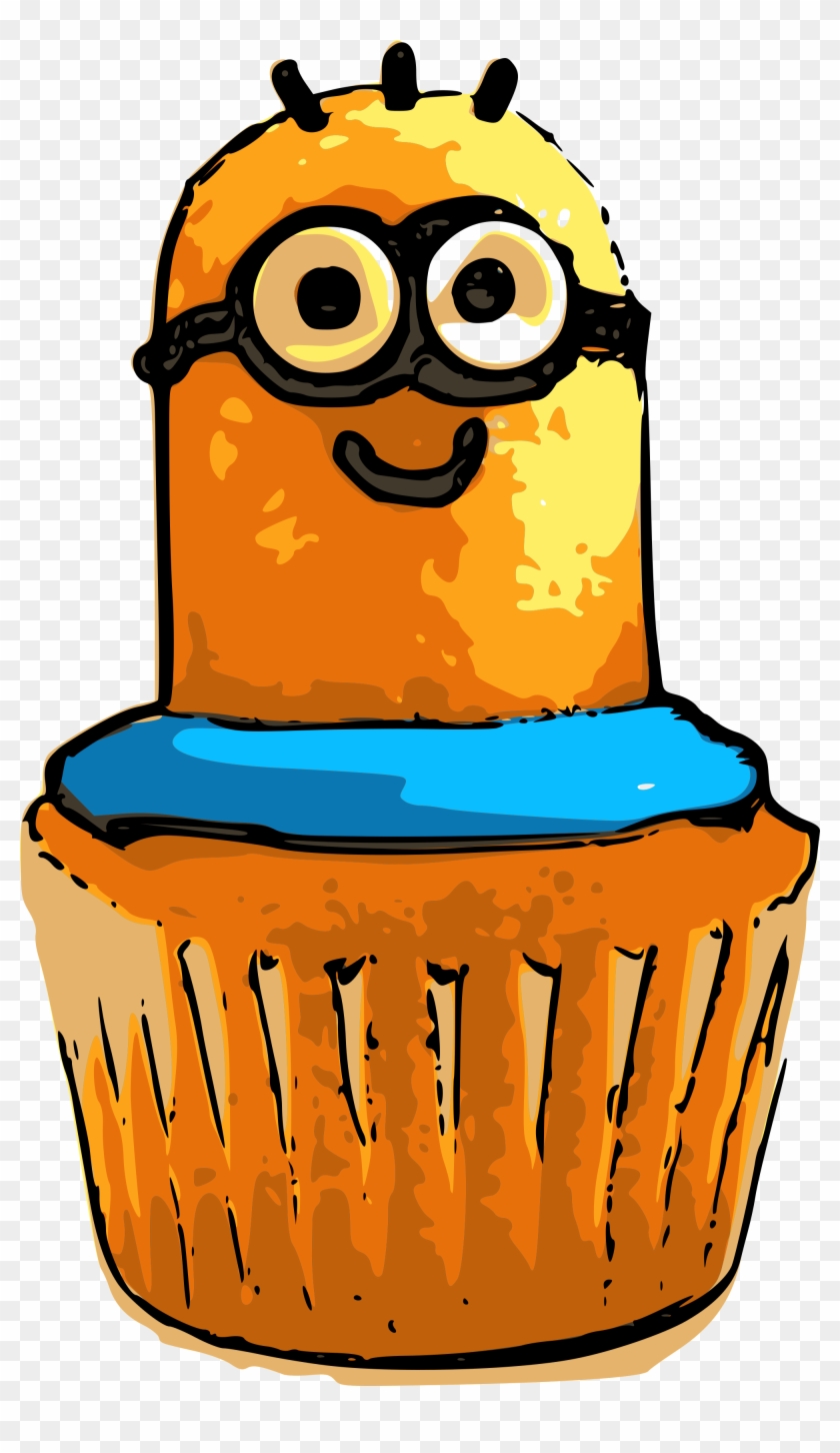 Minion Cupcake Cliparts - Minion Cupcake Clipart #169221