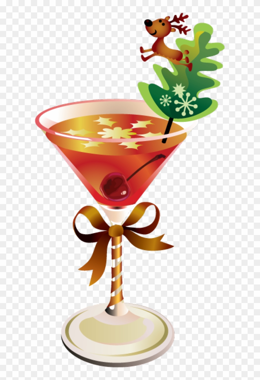 Clipart Of Christmas Free - Transparent Background Drinks Png #169305