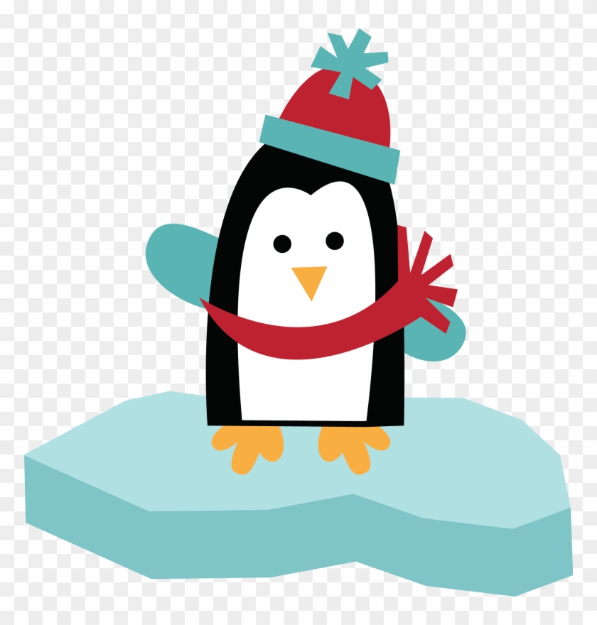 Free Svg Of The Day - Penguin On Ice Clipart #169359