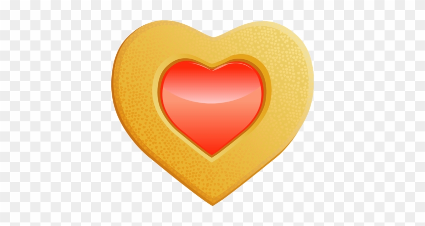 Cookie Freeokie Clip Art - Heart #169393