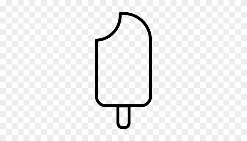 Bitten Ice Cream Vector - Bitten Ice Cream Vector #169402