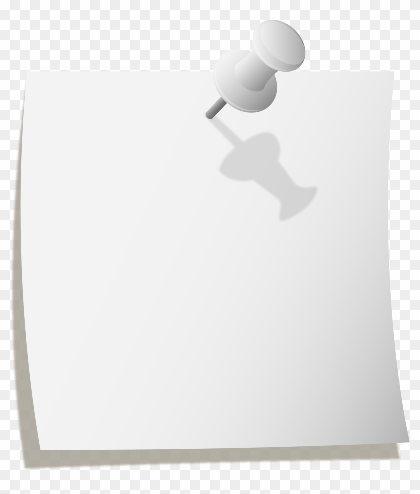 Thumb Tack Clipart Paper Pin - Stick Paper Png #169460