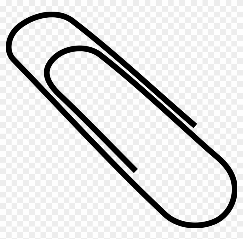 Paper Clip Art - Clip Clipart Black And White #169470