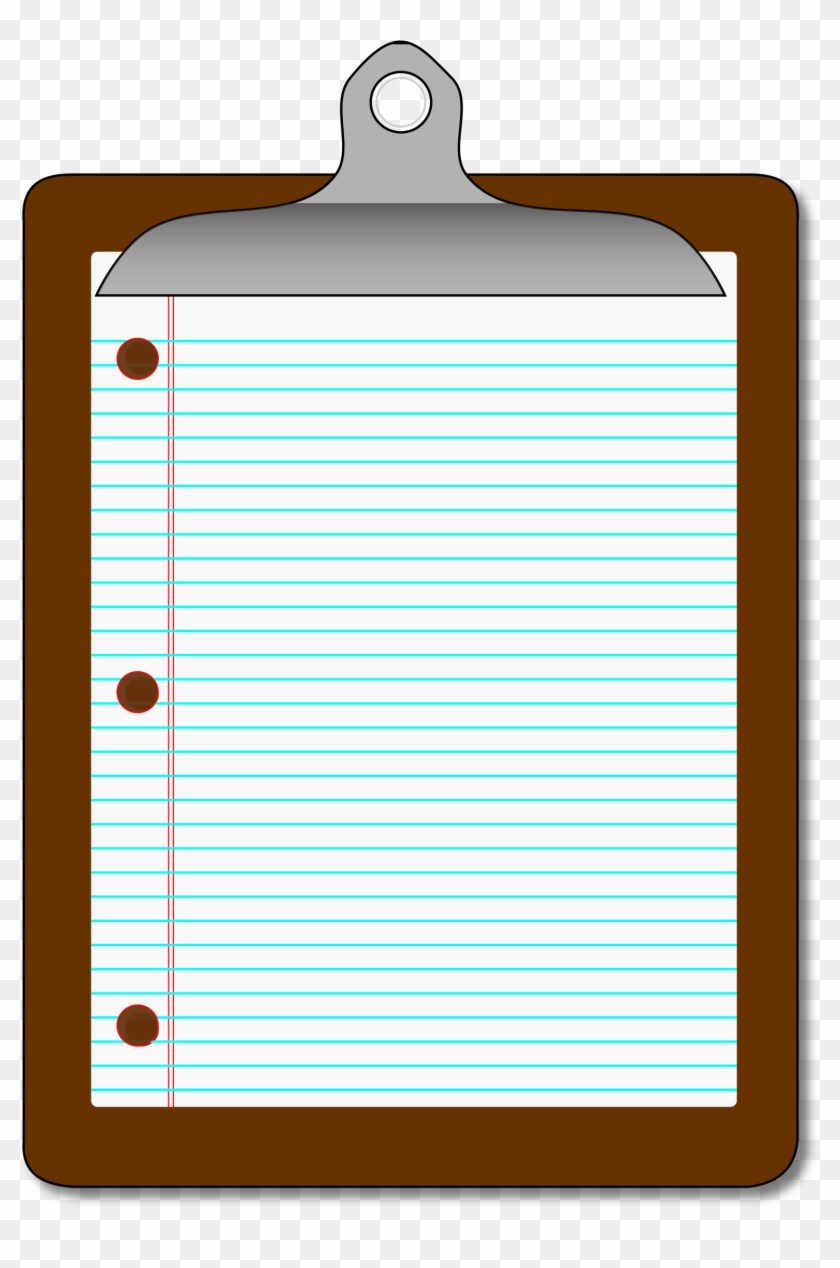 Big Image - Clipboard With Lined Paper #169471