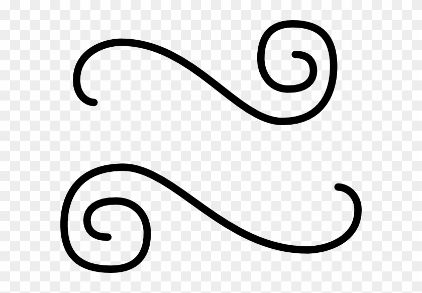 Fancy Scroll Clip Art Image - Simple Scroll #169490