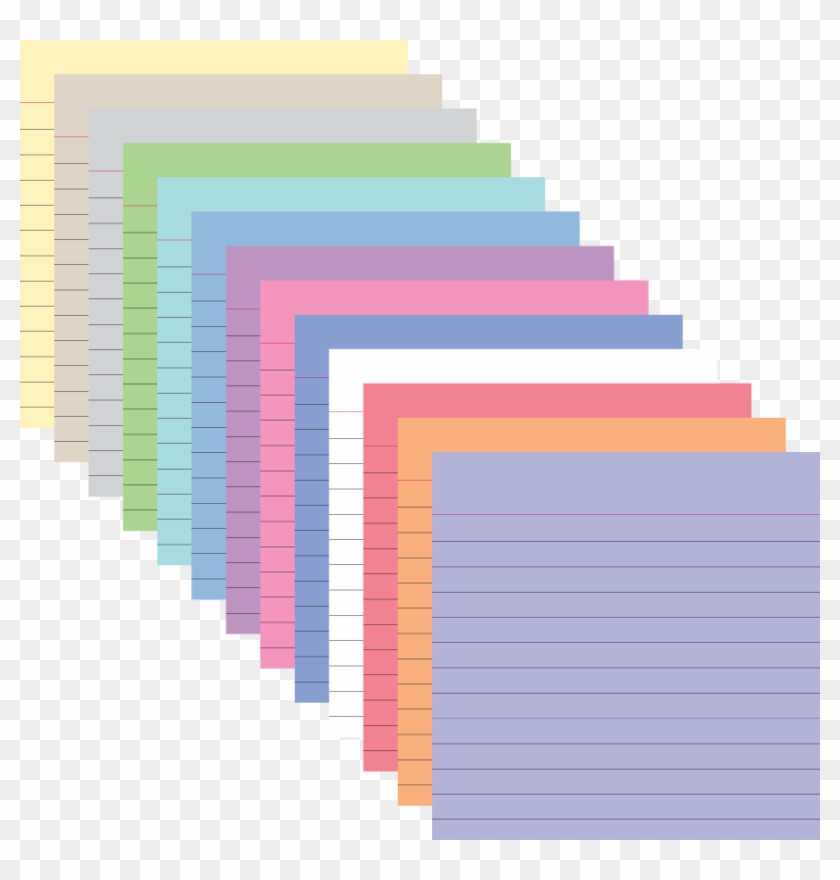 Paper Post-it Note Sticker Clip Art - Lined Sticky Note Clipart #169499