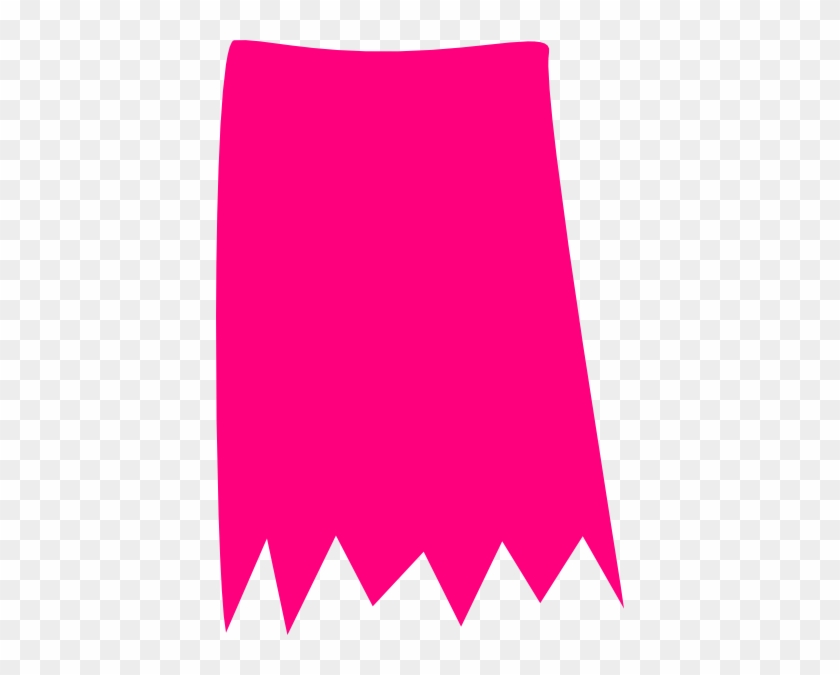 Pink Torn Skirt Clip Art - Pink Skirt Clipart #169508