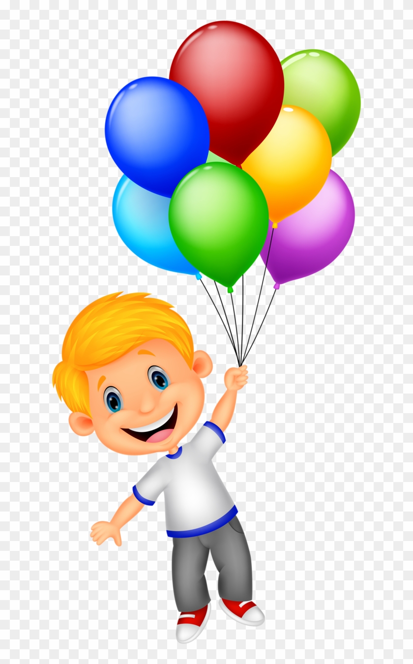 Girl With Balloons Clipart #169538