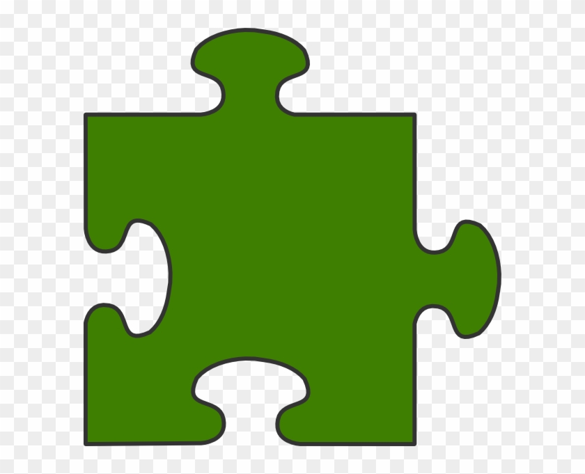 Green Puzzle Piece Autism #169605
