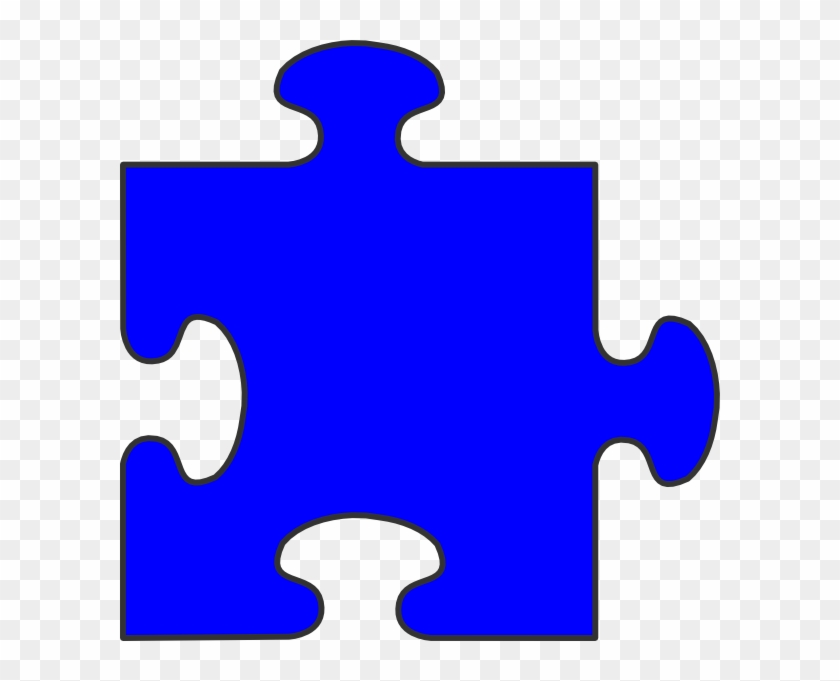 Autism Puzzle Piece Blue #169606