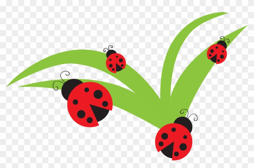 Free Digital And Printable Ladybug Scrapbooking And - Ladybugs On Flowers Clipart #169625