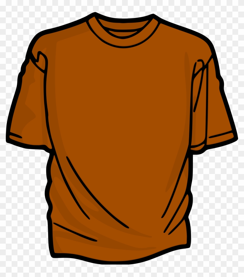 Clipart - Orange T Shirt Clipart #169657