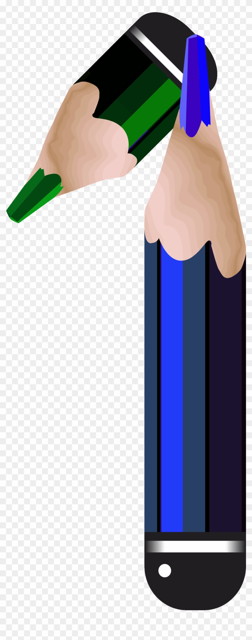 Pencil Number One Png Clipart Image - Drawing #169656