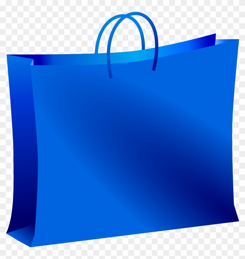 Bag Clipart Rectangle - Blue Bag Clipart #169719