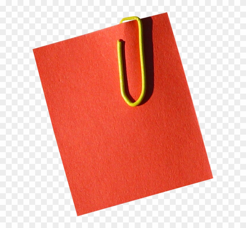 Post It Note Bureau Trombonne Courrier Clip Art Png - Red Post It Transparent #169724