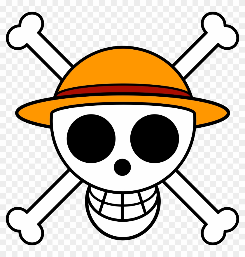 One Piece Luffy Symbol Clipart - One Piece Jolly Roger #169725