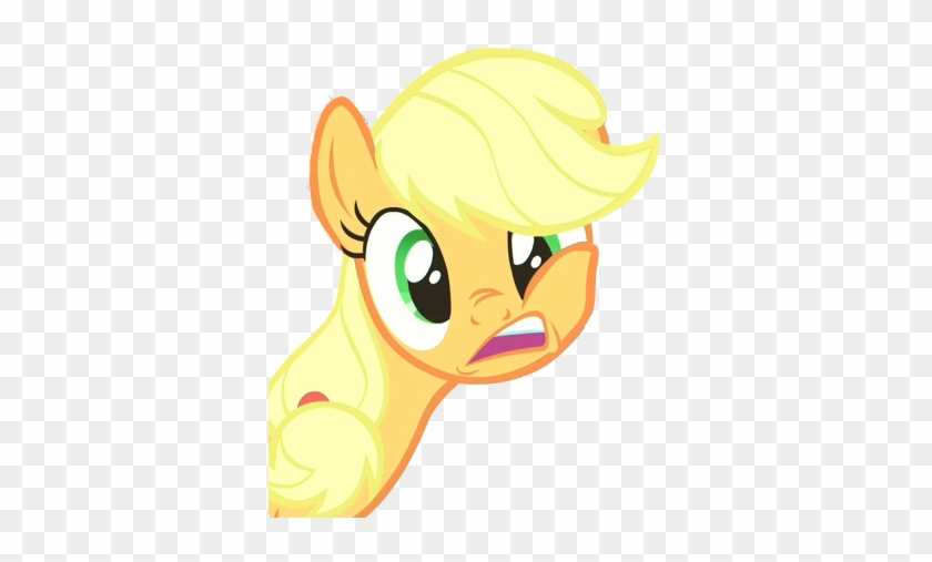 Fanmade Applejack Transparent Weird Expression - Applejack Transparent #906508