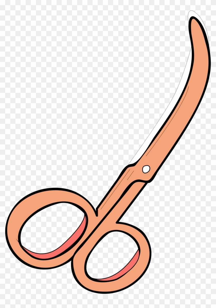 Surgical Scissors Surgery Clip Art - Cartoon Cirugia Scissors Png #906544