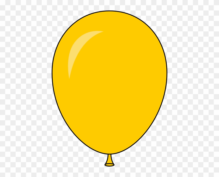 Cartoon Balloon - Yellow Balloon Icon Png #906569