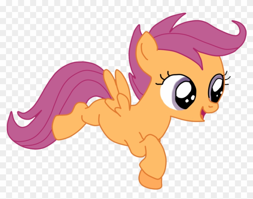 My Little Pony Scootaloo Flying - Mlp Scootaloo Flying Transparent #906663
