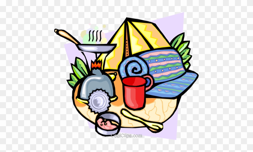 Camping Equipment Royalty Free Vector Clip Art Illustration - Carrie Murray Nature Center #906730
