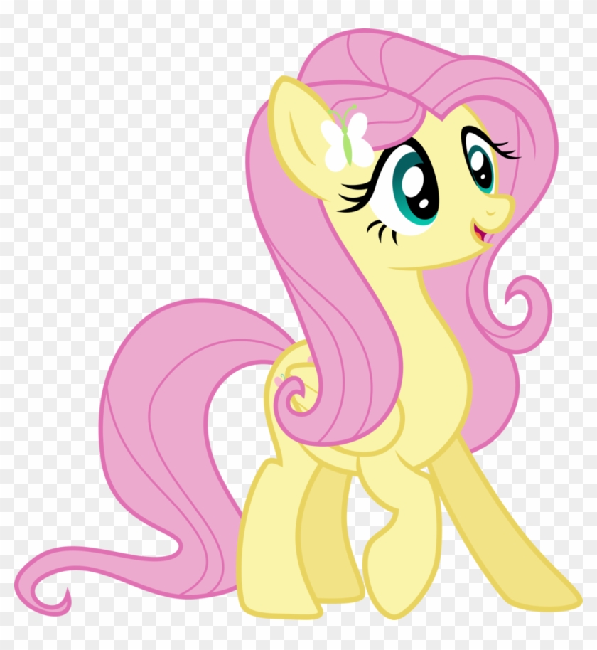 Eqg Ponified Fluttershy By Rustle-rose - Fluttershy #906793