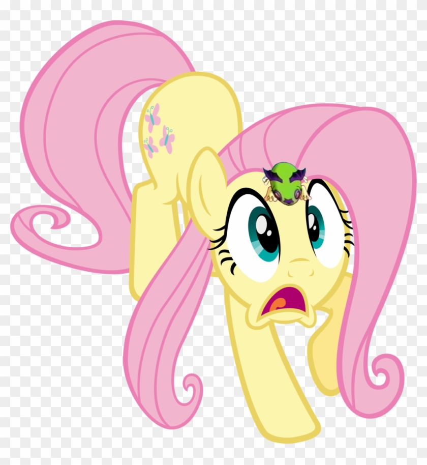 Scared Fluttershy By Moongazeponies - Mlp Fluttershy Scared #906829