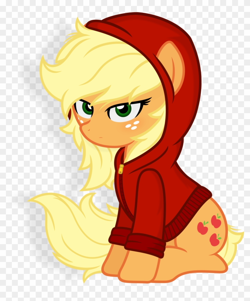 Thediscorded 254 92 Applejack Hoodie By Godoffury - Mlp Ponies In Hoodies #906834