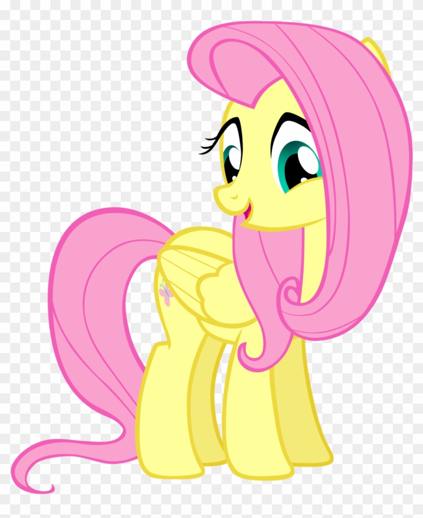 Glance Down By Liggliluff Fluttershy - My Little Pony Png #906840