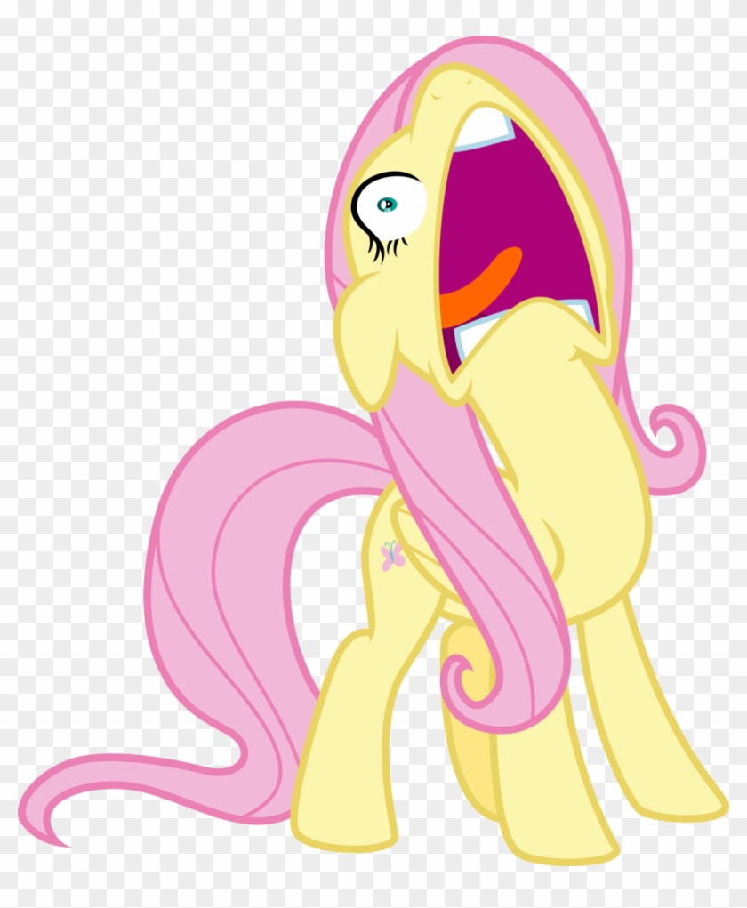 Fluttershy, The Scream By Aethon056 Fluttershy, The - Mlp Fluttershy Scream #906938