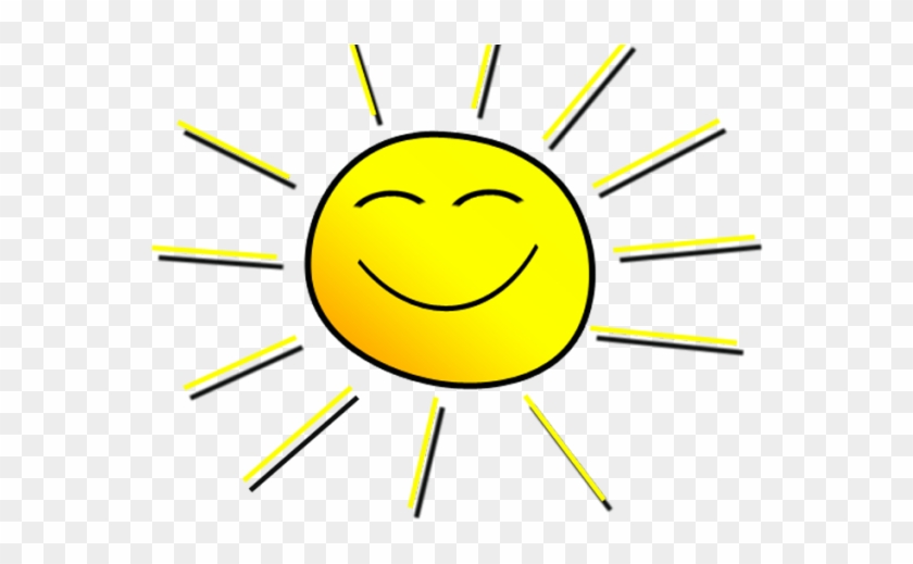 Smiling Sunshine Clipart - Napocska Rajz #907207
