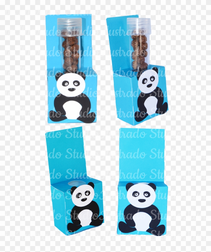 Silhouette, 3d Project, Panda, Bear, Urso, Tube, Box, - Caixa Econômica Federal #907245
