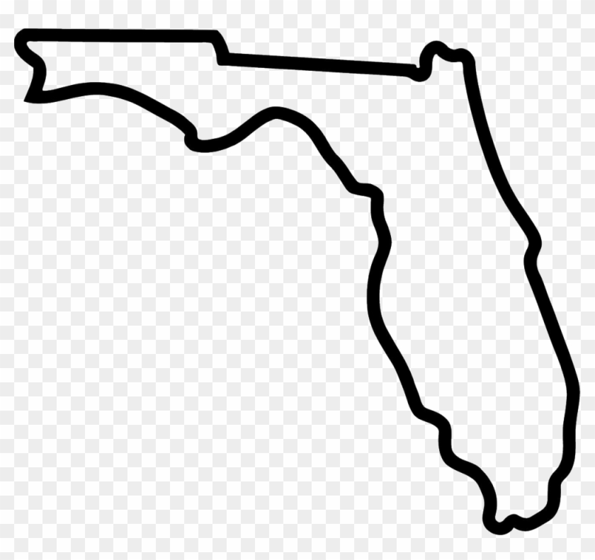 Florida-outline Copy - Florida Gators Free Svg File #907321