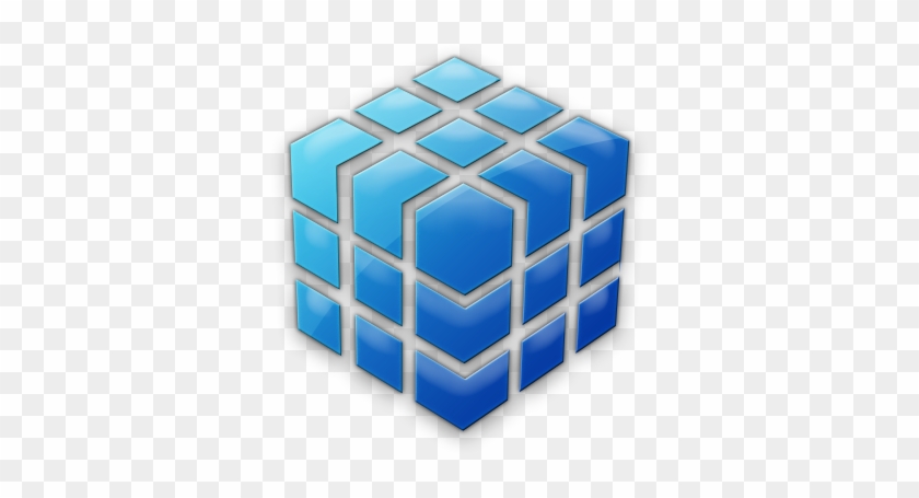 10 Blue Cube Icon Images - Data Cube Icon #907349
