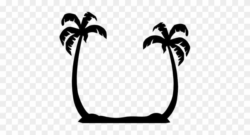 Save - Palm Trees Clipart Black And White #907355