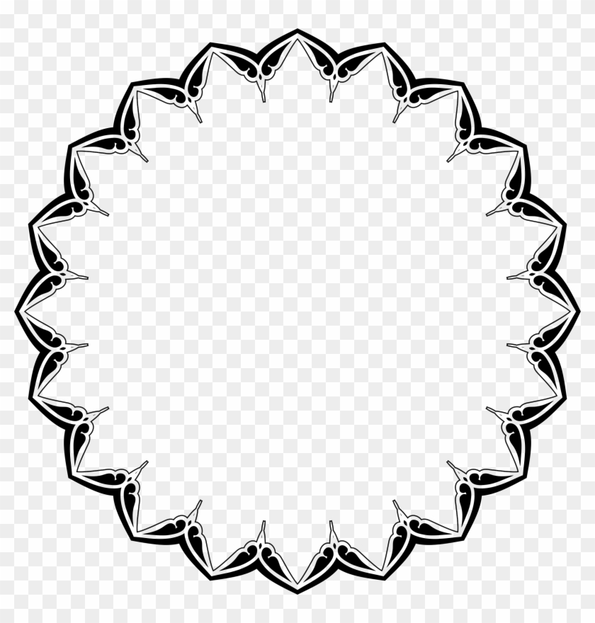 Heart Circle Border Svg #907381
