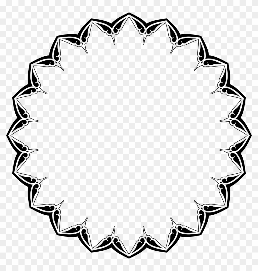 Heart Circle Border Svg #907381