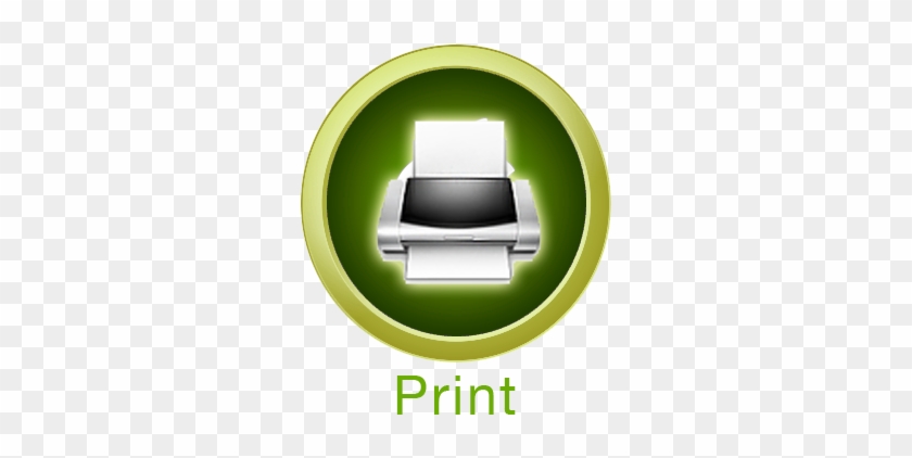 Print Button Icon - Print Button Icon Png #907475