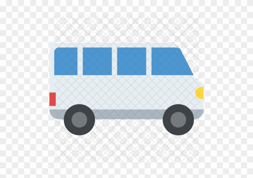 Public Van Icon - Minibus Icon Png #907489