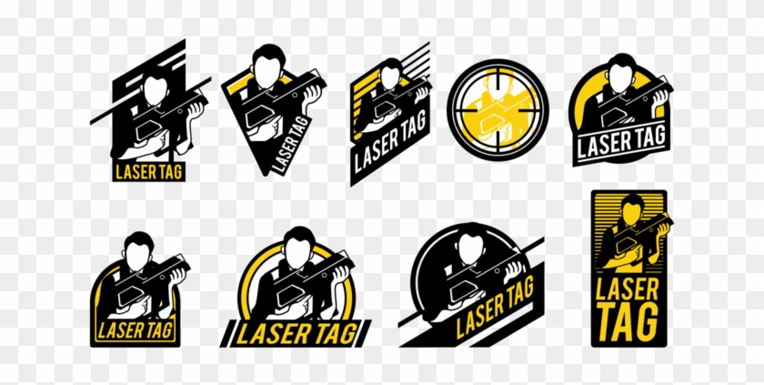 Laser Tag Vector Labels - Laser Tag Logos #907647
