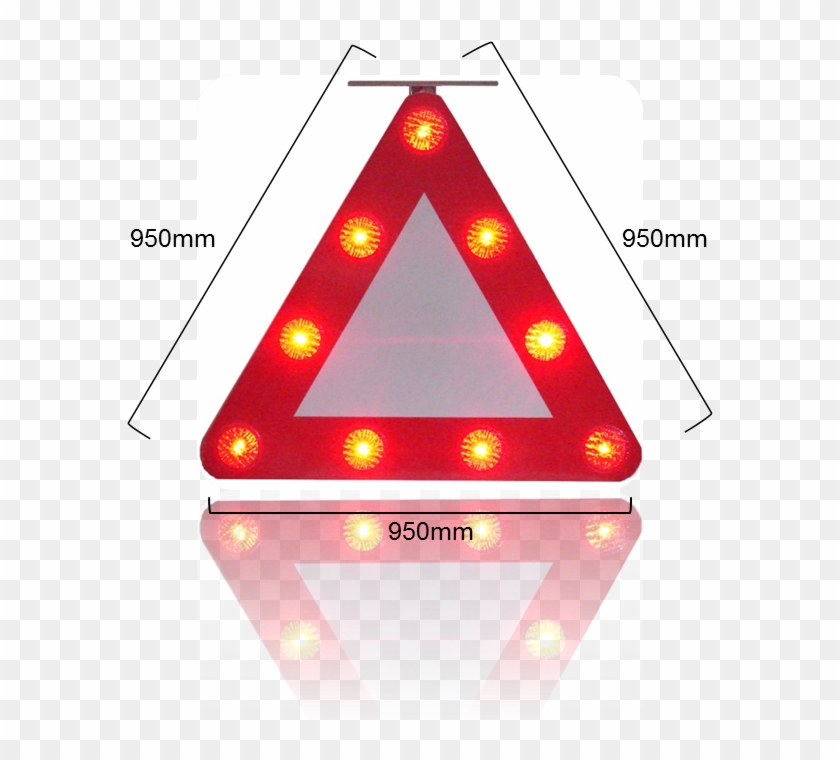 Tq T418 As Led Solar Triangle Flash Warning Light - Light #907651