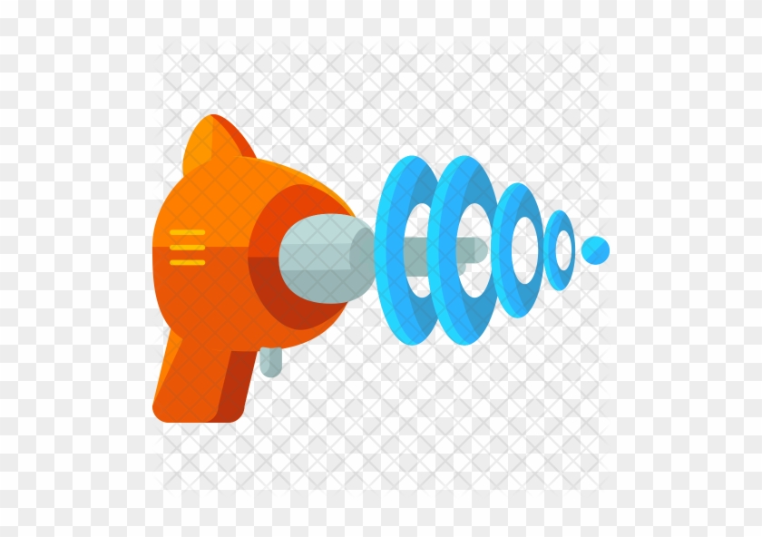 Lazer Clipart Space Gun - Blaster Cartoon Png #907652