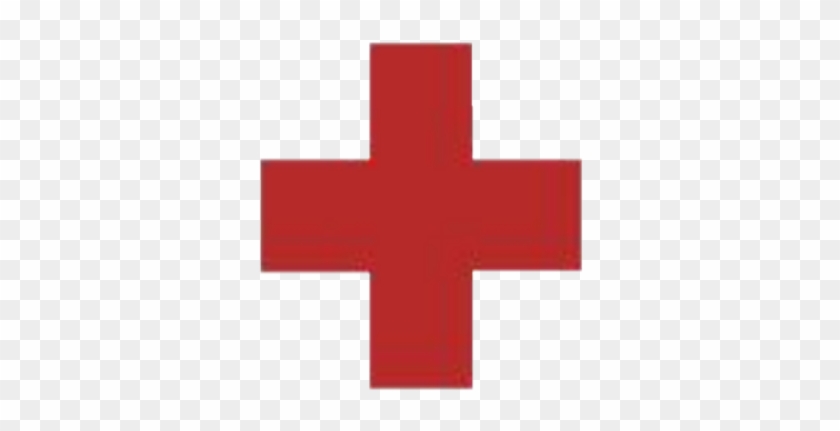 Medi Sign - Red Cross With White Background #907681