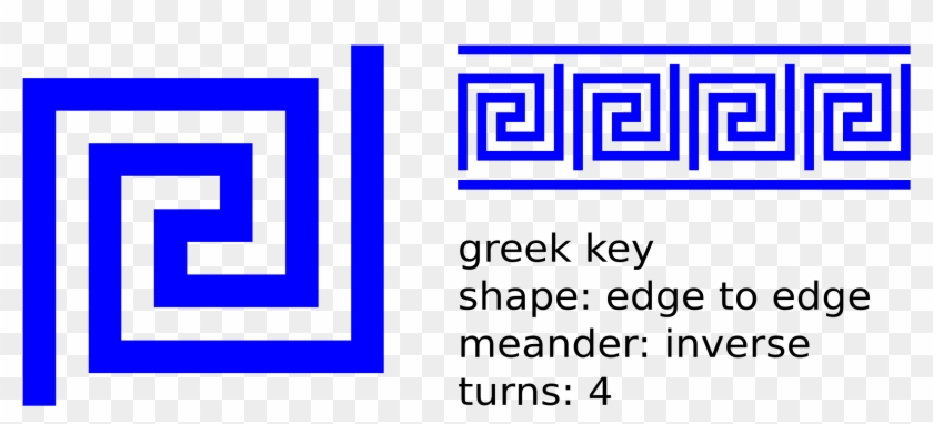 Greek Key Clip Art - Greek Key Symbol Meaning #907882