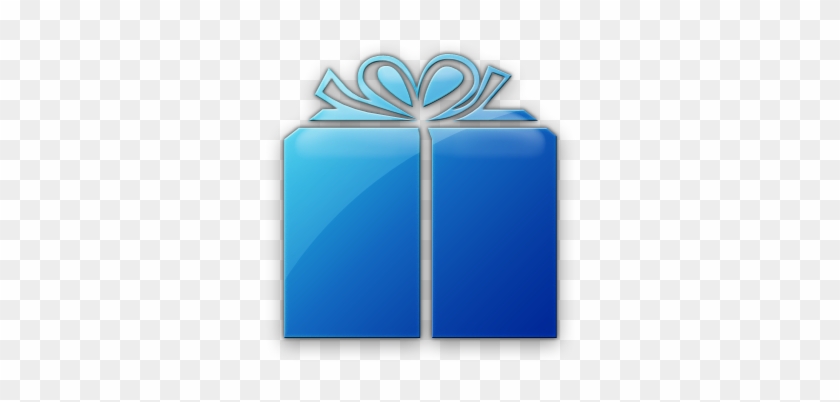 Square Clipart Gift Box - Blue Gift Box #907946