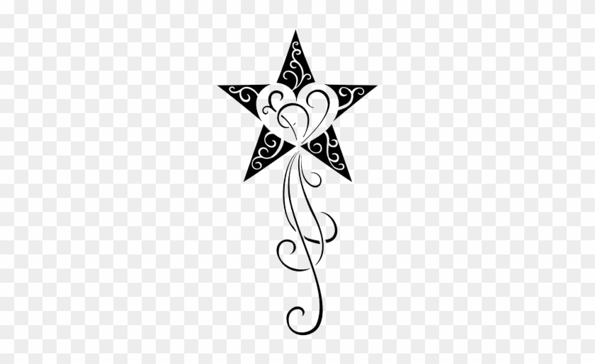 Star Tattoos Transparent - Shooting Star Tattoos #907952