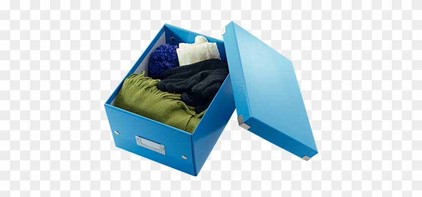Universal Small Storage And Transportation Box For - Leitz Storage Box S Click & Store Wow Blue #908104