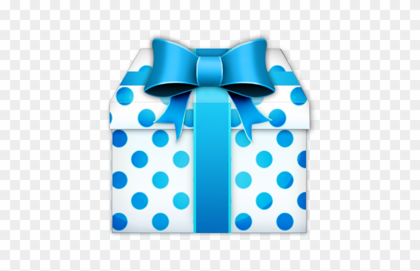 Beautiful Gift Box Icon - Imagen De Regalo Azul #908117