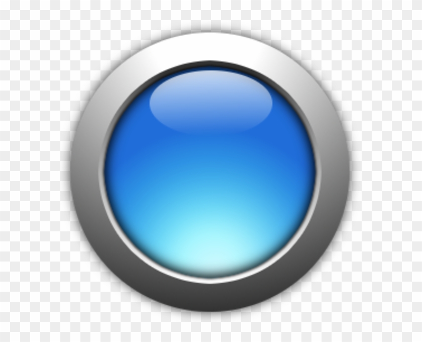 Computer Icons Push-button Clip Art - Blue Button Icon Png #908150
