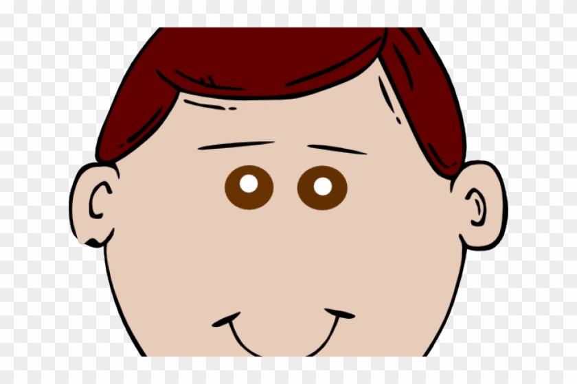 Red Eyes Clipart Boy - Cartoon Man Face #908207